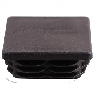 Заглушка д/труб 50х50 мм, пласт (черный 1 шт)