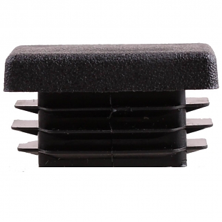 Заглушка д/труб 30х20 мм, пласт (черный 1 шт)