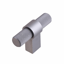 Ручка кнопка штырь алюм. (матовый графит  (500 шт))