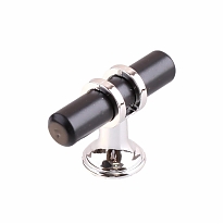 Ручка кнопка штырь алюм. (матовый хром  (500 шт))