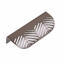 Ручка накладная перф. 96 сталь (матовый графит 1 шт)