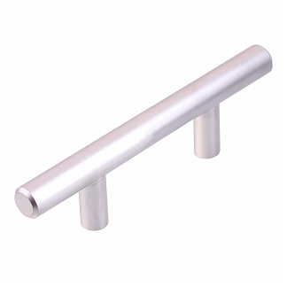 Ручка рейлинговая 64мм (матовый хром 1 шт) - фото2