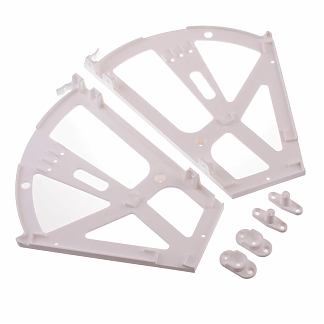 Механизм для обувниц 2 секции (компл) (белый  (50 шт))