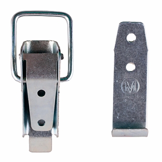 Замок накидной L-130, цинк  (40 шт) - фото2