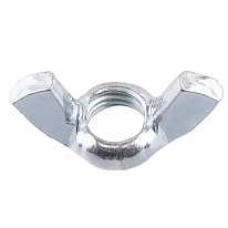 Гайка барашковая DIN315 М20 белый цинк (15 шт)