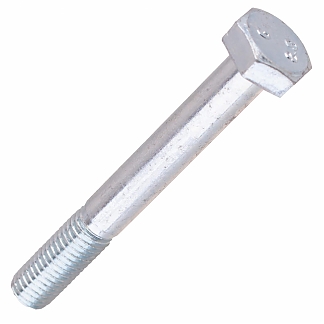 Болт DIN 931 М 8х 70 белый цинк (35 шт)