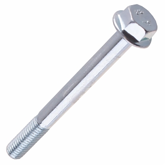 Болт с шестигр.гол. с фланц. DIN 6921 М10х100 белый цинк (10 шт)
