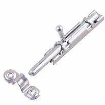 Задвижка накладная ЗТ с цельным движком, хром эффект  (100 шт)