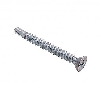 Саморезы для монт.окон с буром 3,9x25 белый цинк (16 шт)