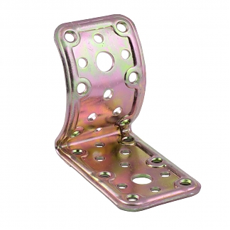 Уголок соед. 80х80х50х3 для поперечного крепления плоских деталей к круглым d80/100 (1 шт)