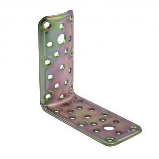 Уголок соед. 105х105х50х3 для крепления плоских деталей к круглым d80/100 мм (1 шт)