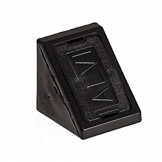 Уголок мебельный пластмассовый, черный (100 шт)