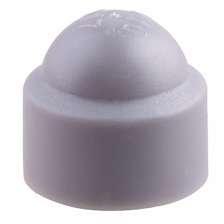 Заглушка-колпачок на болт М10 D19, матовый серый 4 шт