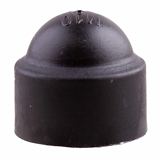 Заглушка-колпачок на болт М10 D19, матовый чёрный 4 шт