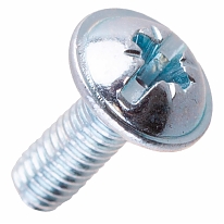 Винт с полукруглой головкой с прессшайбой DIN 967 М 3х10 мм (30 шт)