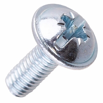 Винт с полукруглой головкой с прессшайбой DIN 967 М3х8 мм (40 шт)