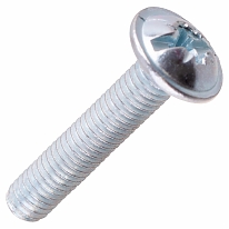 Винт с полукруглой головкой с прессшайбой DIN 967 М5х25 мм, (12 шт)