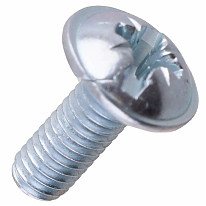 Винт с полукруглой головкой с прессшайбой DIN 967 М 6х16 мм (15 шт)