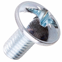 Винт с полукруглой головкой с прессшайбой DIN 967 М 8х16 мм (10 шт)