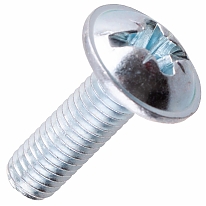 Винт с полукруглой головкой с прессшайбой DIN 967 М 8х25 мм (8 шт)