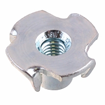 Гайка мебельная забивная оцинкованная М 6 мм