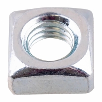 Гайка квадратная DIN 557 М 8 белый цинк (20 шт)