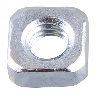 Гайка квадратная DIN 557 М6, белый цинк (40 шт)