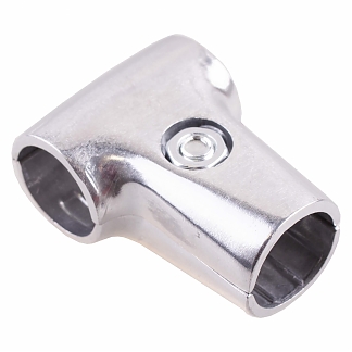 Соединитель 2-х труб Т-образно усиленный хром "Element"