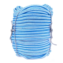 Шнур хозяйственно-бытовой с сердечником 10,0 мм белый с синим (50 м)