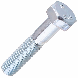 Болт DIN 931 М10х 60 белый цинк (4 шт)