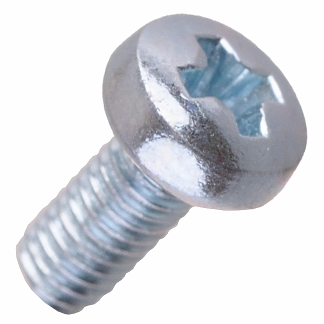 Винт пкр. DIN 7985 М4х6, белый цинк (50 шт)