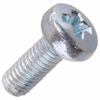 Винт пкр. DIN 7985 М3х8, белый цинк (60 шт)