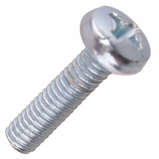 Винт пкр. DIN 7985 М3х16, белый цинк (30 шт)