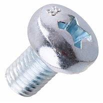 Винт пкр. DIN 7985 М8х16, белый цинк (16 шт)