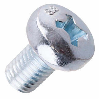 Винт пкр. DIN 7985 М8х16, белый цинк (16 шт)