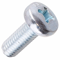 Винт пкр. DIN 7985 М3х25, белый цинк (30 шт)
