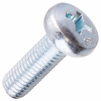 Винт пкр. DIN 7985 М8х30, белый цинк (8 шт)