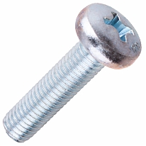 Винт пкр. DIN 7985 М8х40, белый цинк (8 шт)
