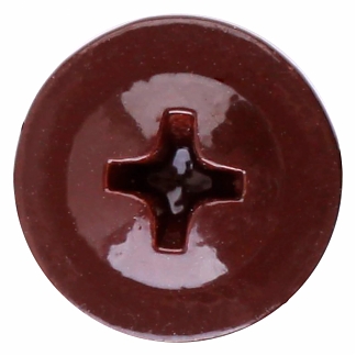 Саморезы для тонких пластин 4,2х13 мм, тёмно-коричневый (32 шт) - фото2