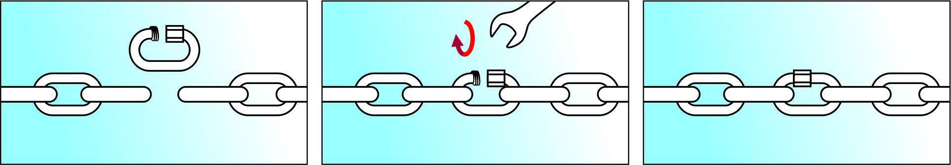 Соединяем звенья цепи. Соединение звеньев цепи. Карабин для соединения цепи. Соединение цепи и троса. Соединить цепь.