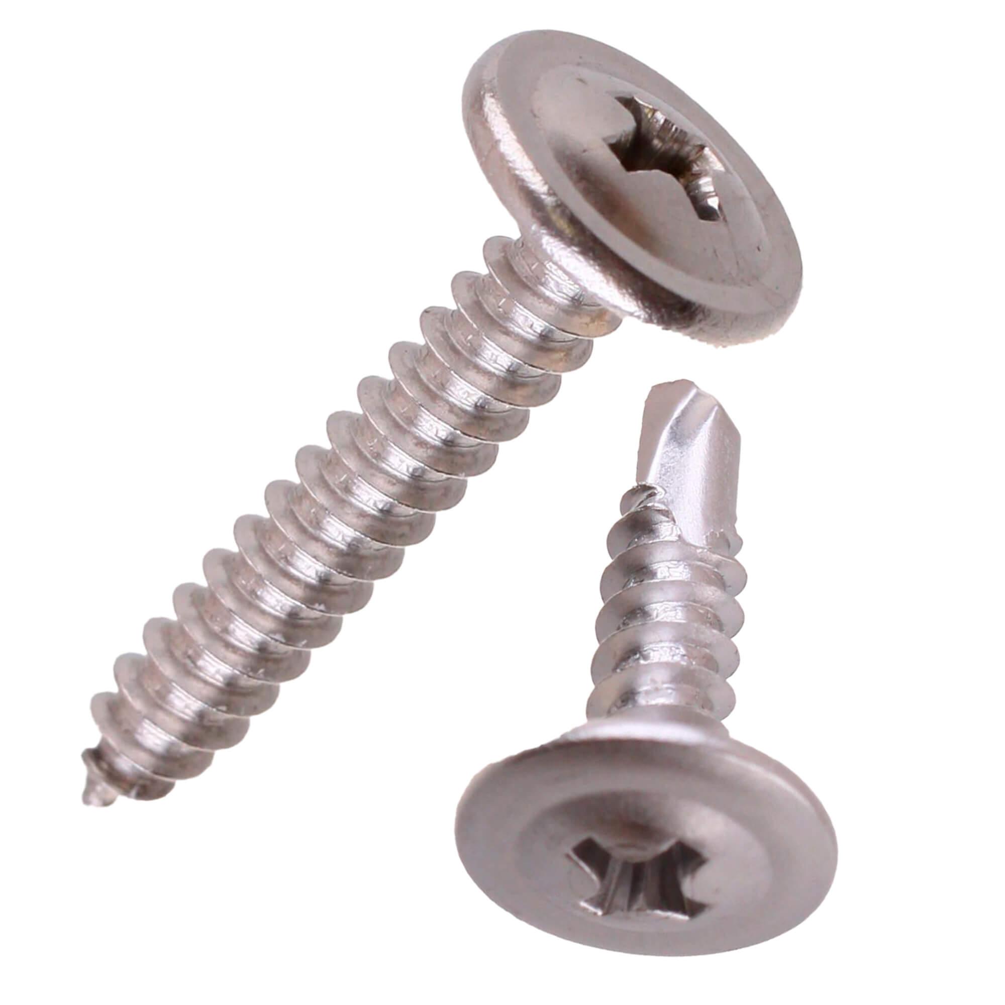 Саморезы для тонких пластин нержавеющие