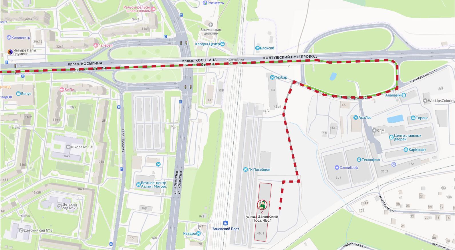новый адрес компании стройбат